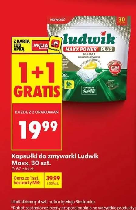 Kapsułki do zmywarki Maxx Plus All in 1
