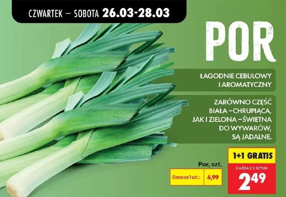 Por łagodnie cebulowy i aromatyczny