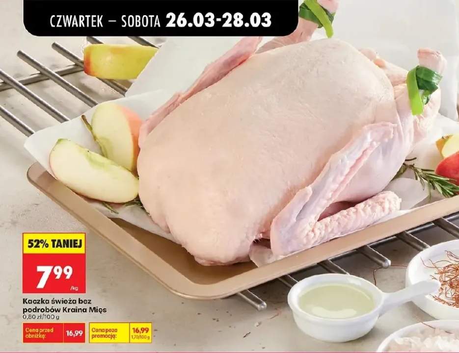 Kaczka świeża bez podrobów