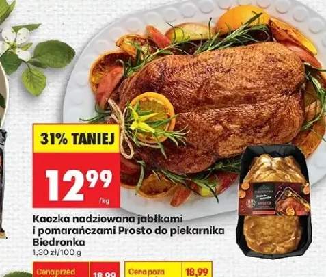 Kaczka nadziewana jabłkami i pomarańczami Prosto do piekarnika