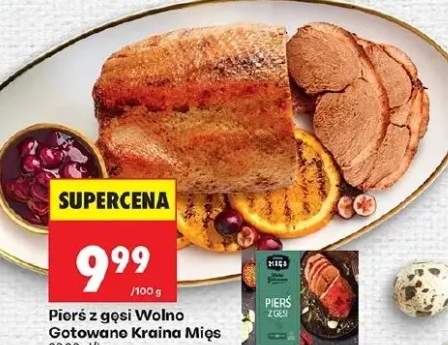 Pierś z gęsi gotowana