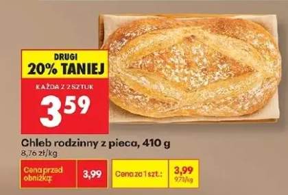 Chleb rodzinny z pieca