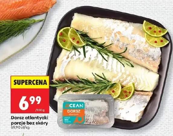 Dorsz atlantycki porcje bez skóry