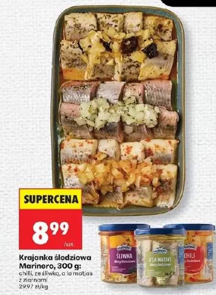 Krajanka śledziowa chilli, ze śliwką, a la matjas z ziarnami