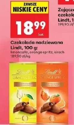 Czekolada nadziewana limoncello