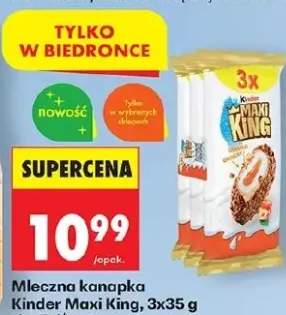 Mleczna kanapka Maxi King