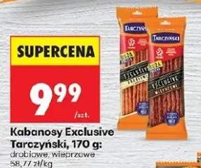 Kabanosy Exclusive drobiowe, wieprzowe