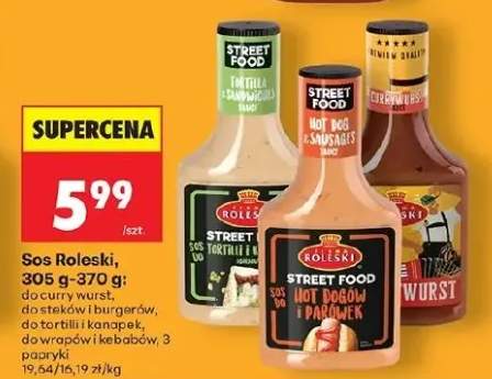 Sos do curry wurst, do steków i burgerów, do tortilli i kanapek, do wrapów i kebabów