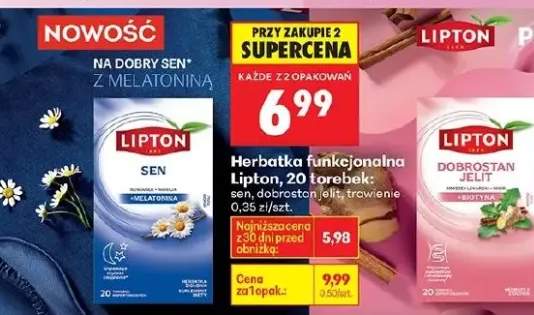 Herbatka funkcjonalna sen, dobrostan jelit, trawienie