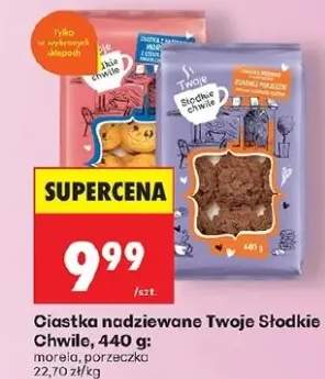 Ciastka nadziewane morela