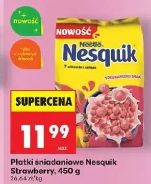 Płatki śniadaniowe Nesquik Strawberry