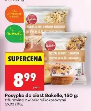 Posypka do ciast z wiorkami kokosowymi