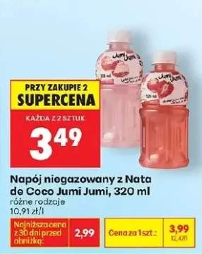 Napój niegazowany z Nata de Coco różne rodzaje