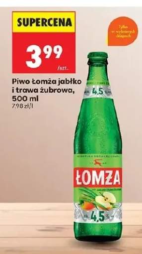 Piwo jabłko i trawa żubrowa