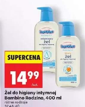 Żel do higieny intymnej Rodzina różne rodzaje