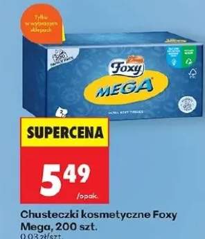 Chusteczki kosmetyczne Mega