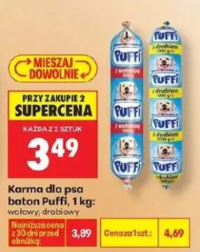 Karma dla psa baton wołowy