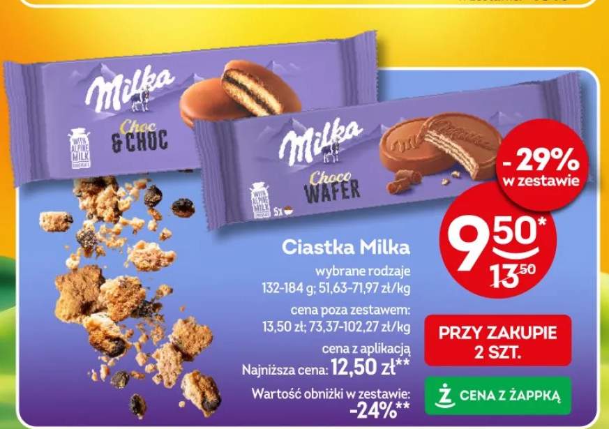 ciastka Milka