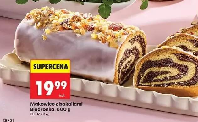 Makowiec z bakaliami