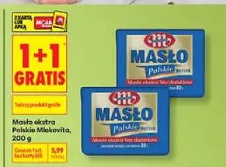 Masło ekstra Polskie Mlekóvita, 200g