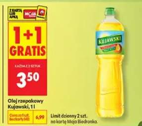 Olej rzepakowy Kujawski, 1l