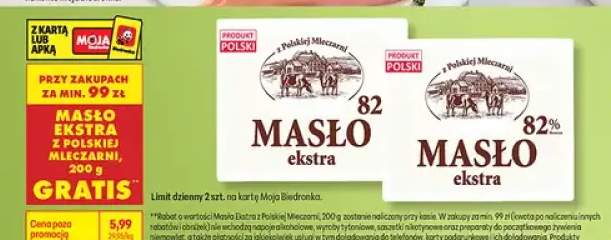 Masło ekstra 82%