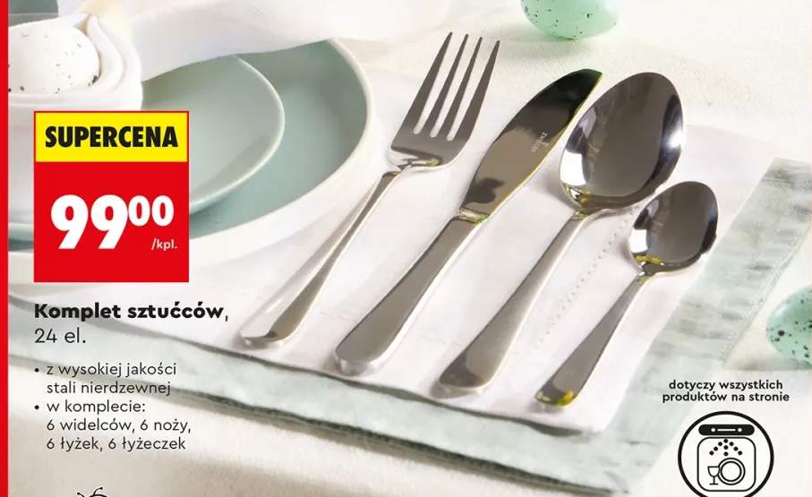 Komplet sztućców 24 el.