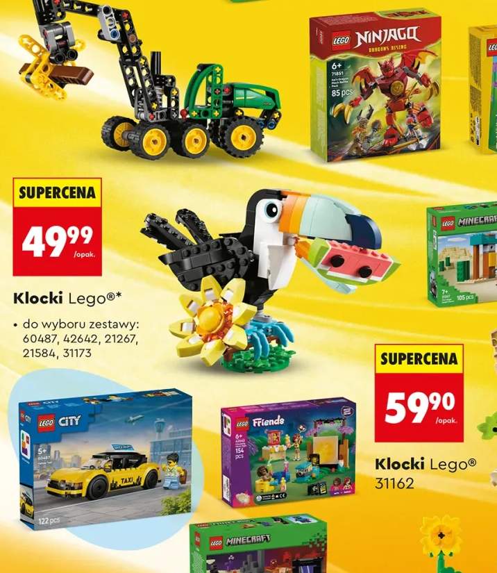 Klocki Lego, różne zestawy