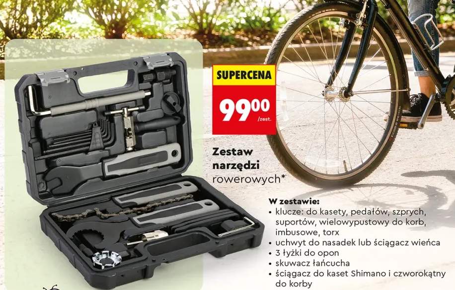 Zestaw narzędzi rowerowych