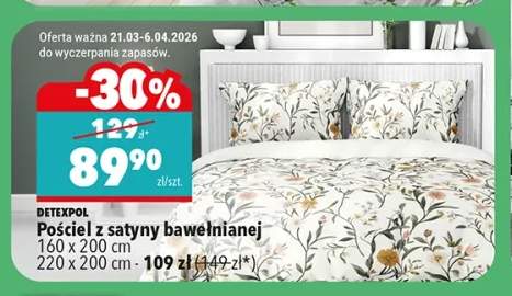 Pościel z satyny bawełnianej