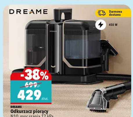 Odkurzacz piorący N10, moc ssania 12 kPa