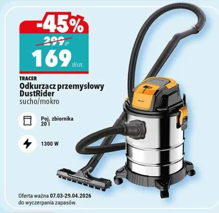 Odkurzacz przemysłowy DustRider sucho/mokro