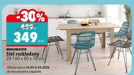 Stół rozkładany 90-160 x 80 x 78 cm