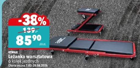 Leżanka warsztatowa z kółek jezdnych