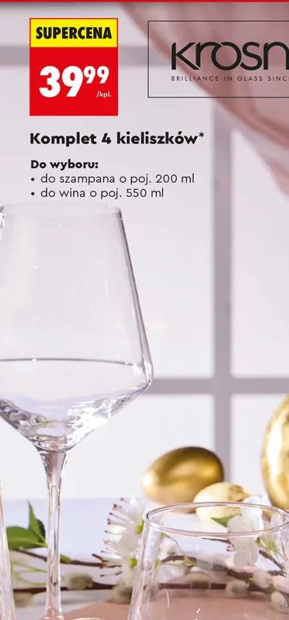 Komplet 6 szklanek niskich, 390 ml