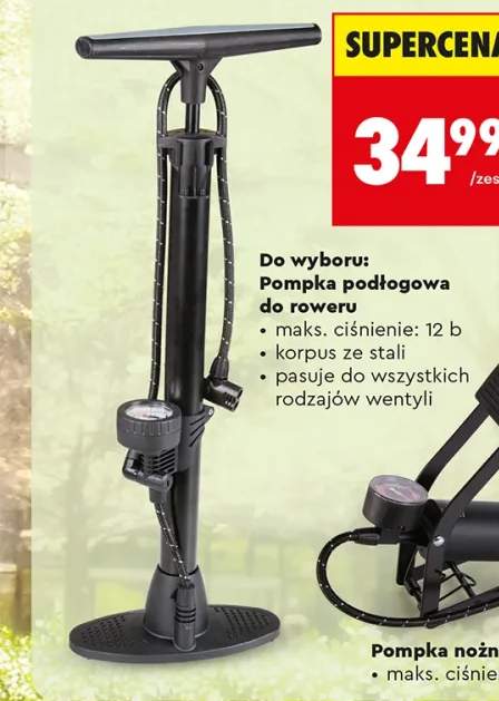 Pompka podłogowa do roweru