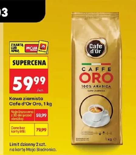 Kawa ziarnista 100% Arabica