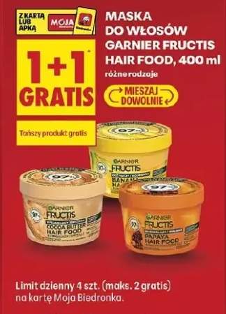 Maska do włosów Hair Food różne rodzaje