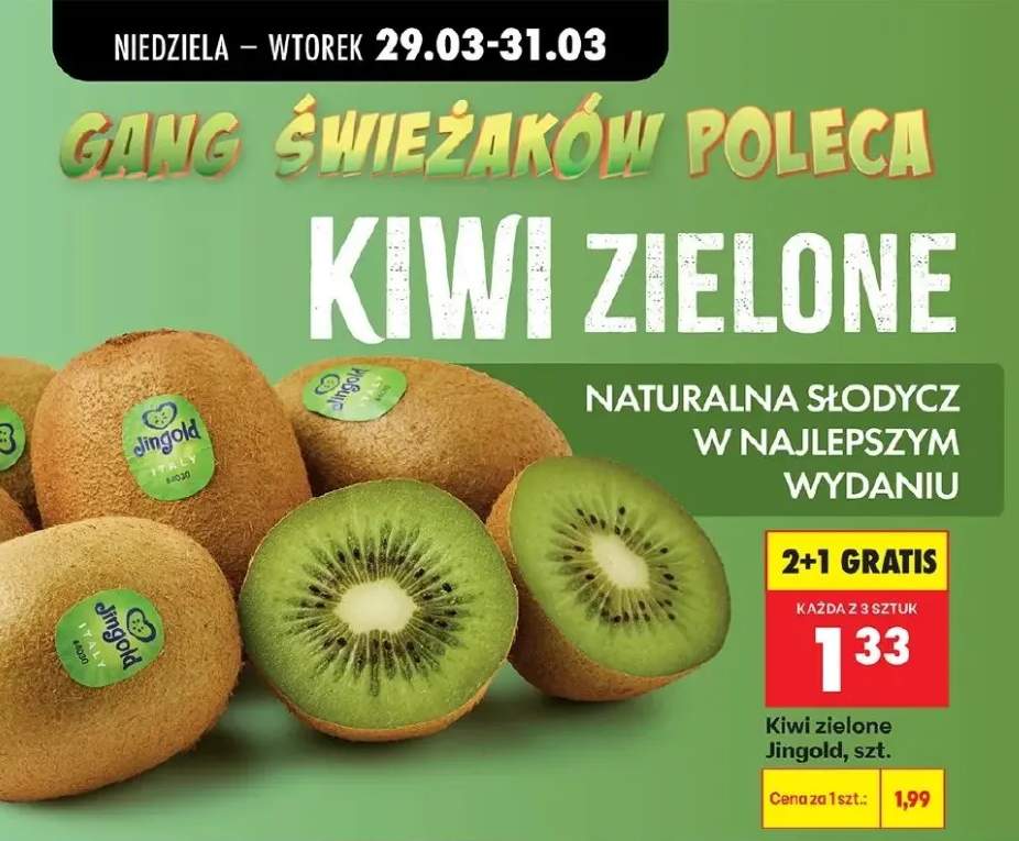 Kiwi zielone