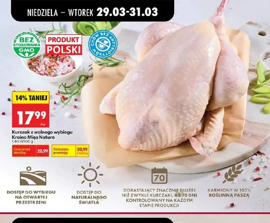 Kurczak z wolnego wybiegu