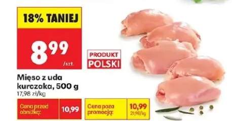 Mięso z uda kurczaka 500 g