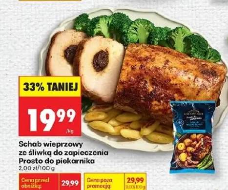 Schab wieprzowy ze śliwką do zapieczenia Prosto do piekarnika