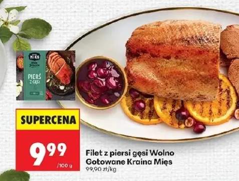 Filet z piersi gęsi Wolno Gotowane