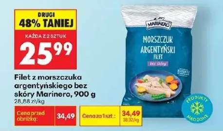 Filet z morszczuka argentyńskiego bez skóry