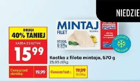 Kostka z fileta mintaja