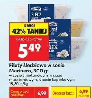 Filety śledziowe w sosie