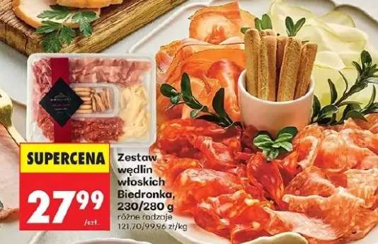 Zestaw wędlin włoskich
