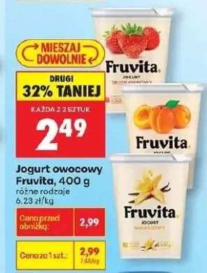 Jogurt owocowy truskawkowy