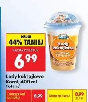 Lody koktajlowe krówka-wanilia