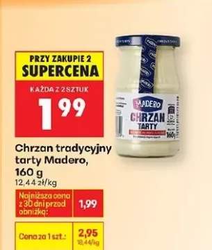 Chrzan tradycyjny tarty